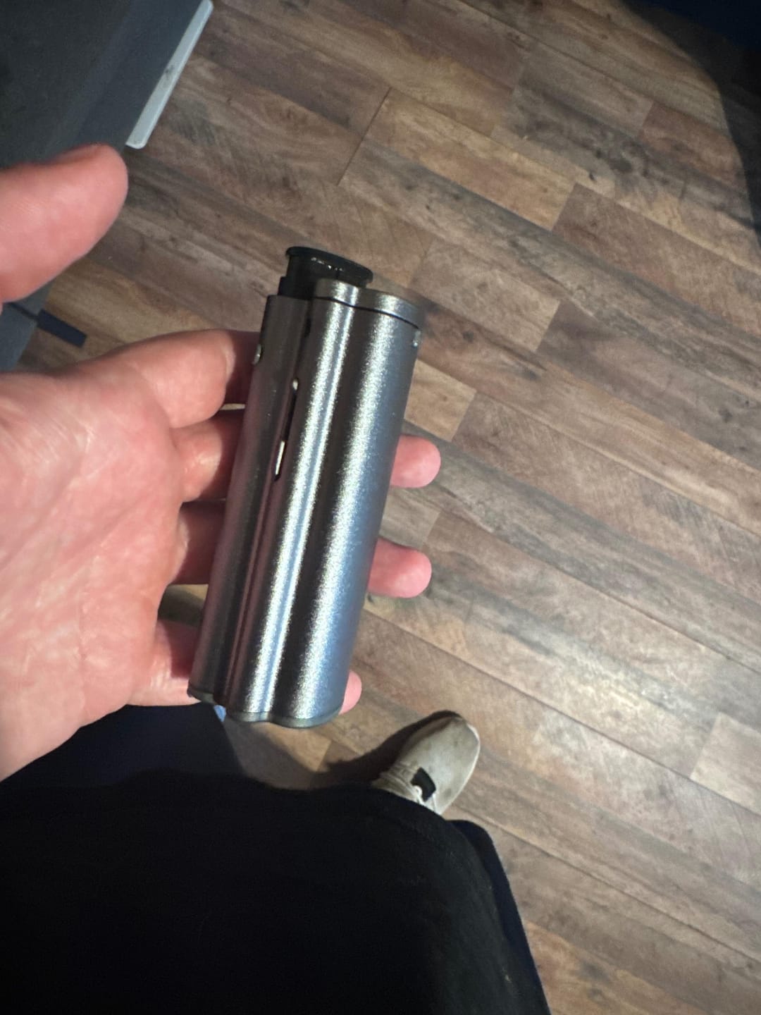 Customer photo review of Pirate Pipe Aluminum One Hitter Dugout | Sealed Travel Smoking Kit