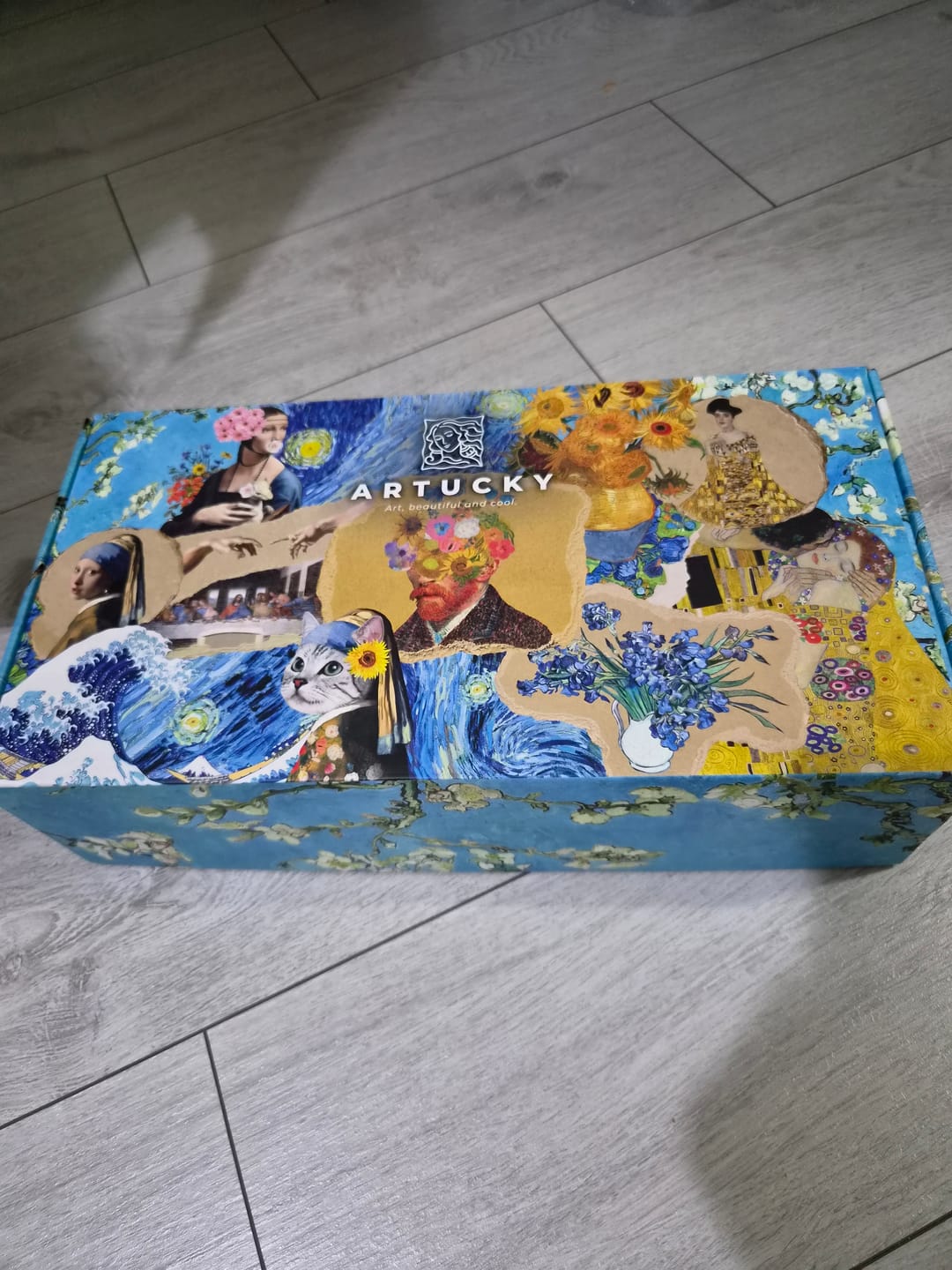 Customer photo review of Gustav Klimt The Kiss Tablo Çanta