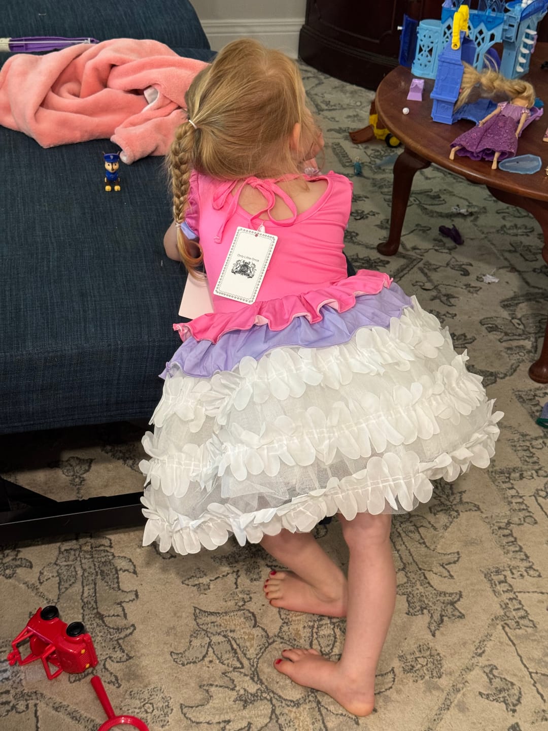 Customer photo review of Feathered Friend Dress