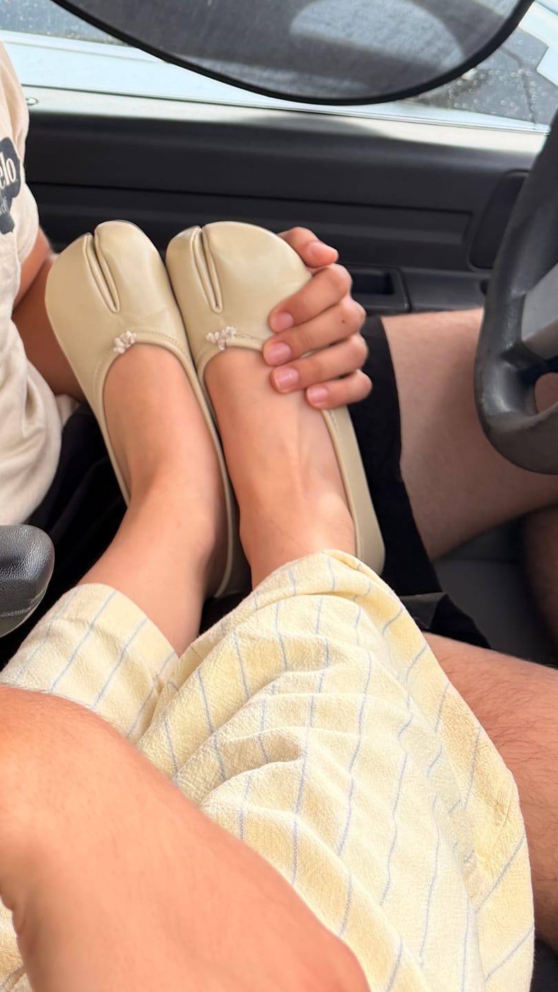 Customer photo review of Bailarinas Tabi Isabella
