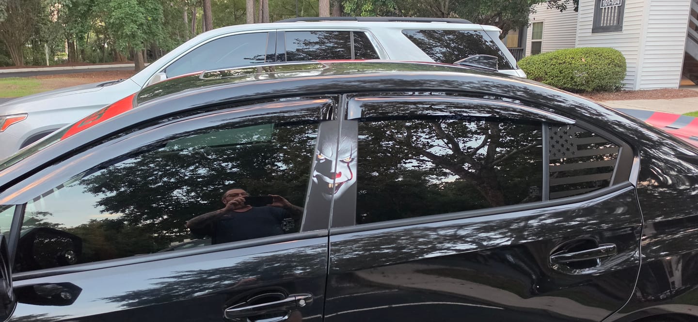 Customer photo review of Subaru Window Visors Sun/Rain Guards