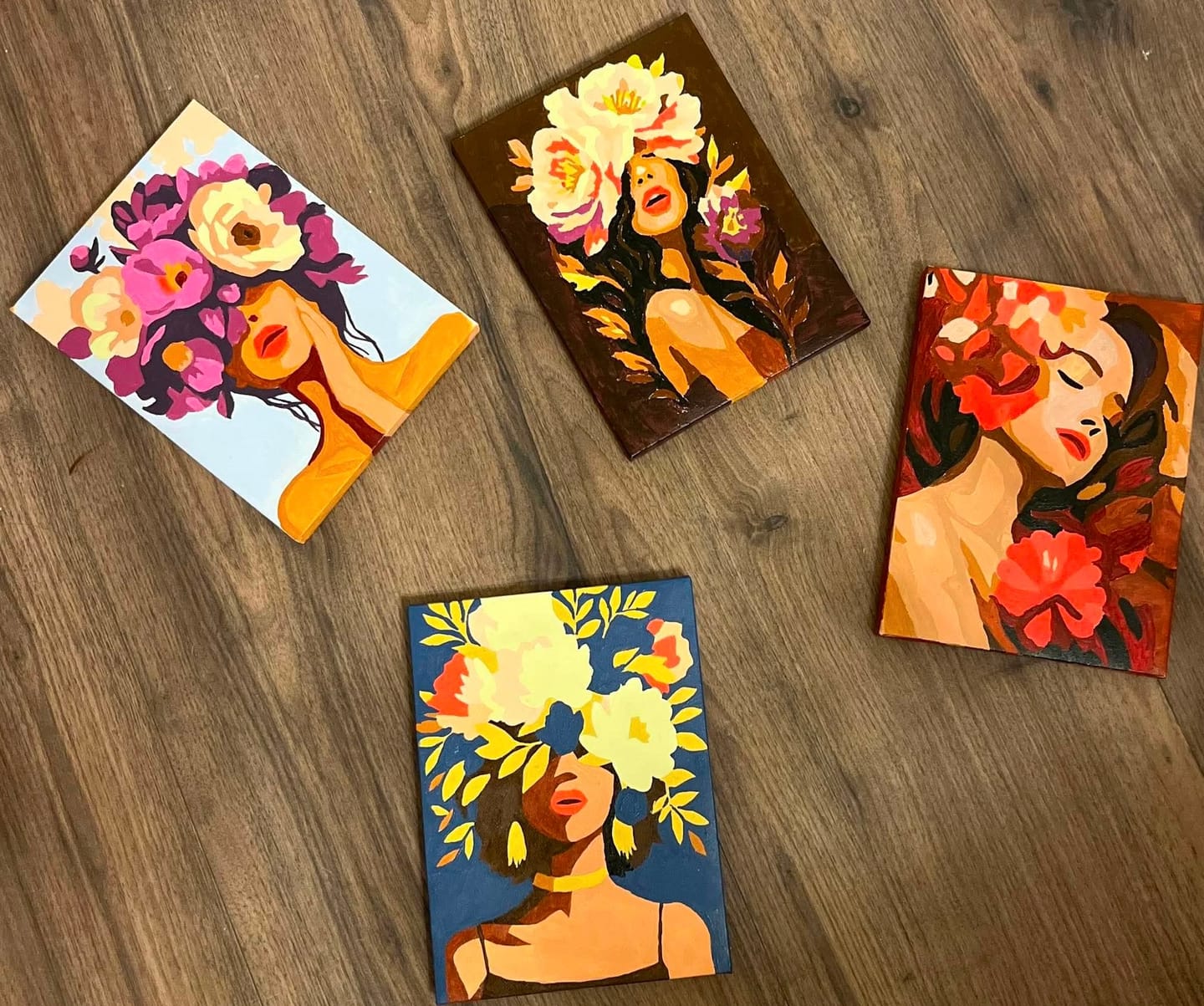 Customer photo review of 2027 Paint by Numbers Desk Calendar | Plants Edition