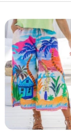 Customer photo review of Palazzo Cotton Pants