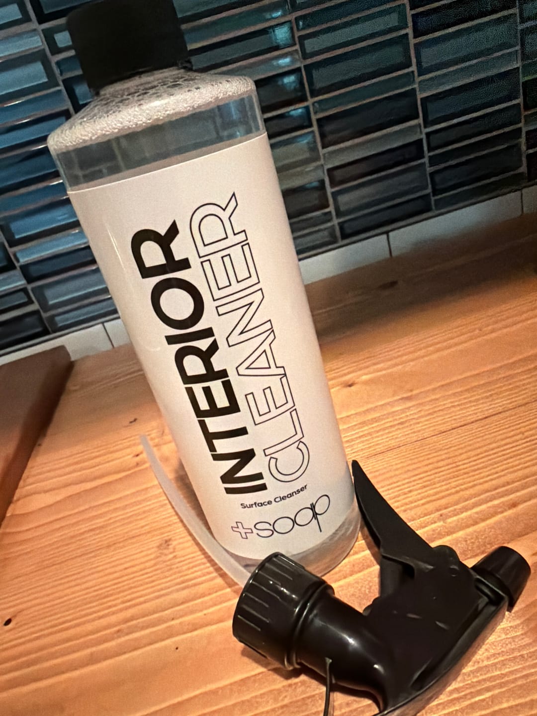 Customer photo review of +Soap Interior Cleaner