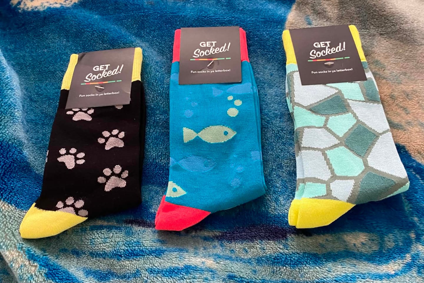 Customer photo review of Puppies - Bamboo Socks