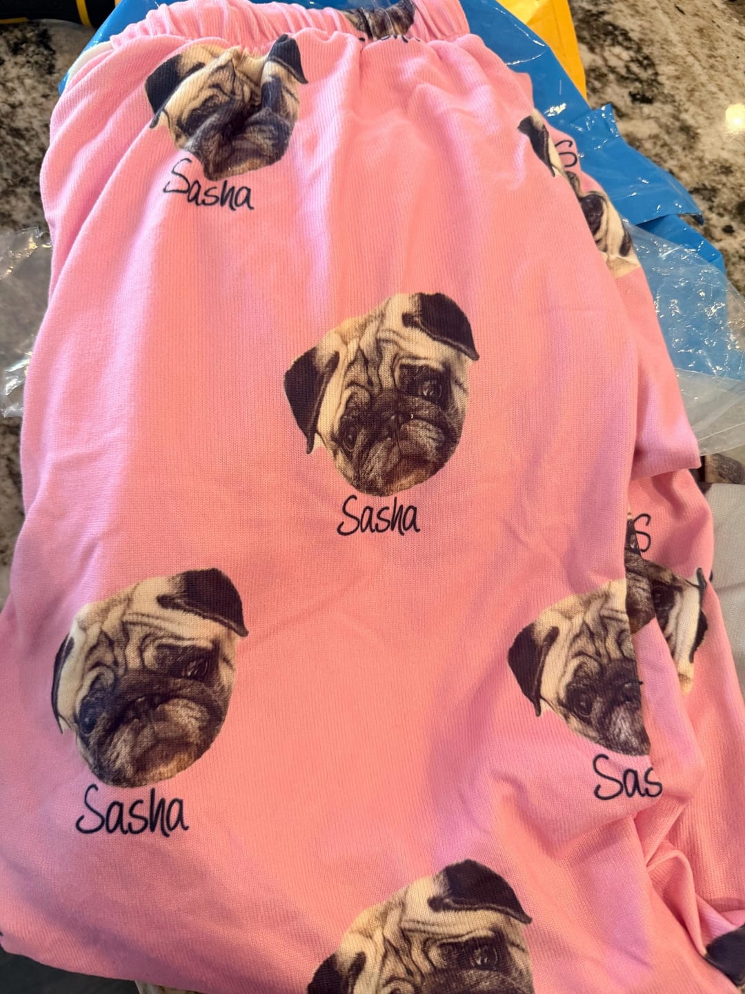 Customer photo review of Personalized Pet Photo Pajama, Custom Dog & Cat Portrait PJs, Family Matching Loungewear