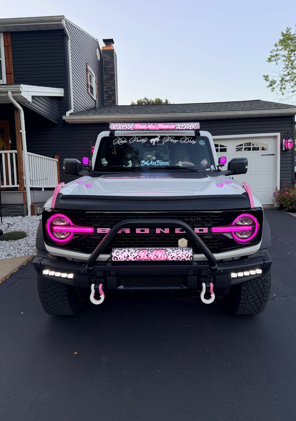 Customer photo review of Light Bar Cover | Dual Row 52"