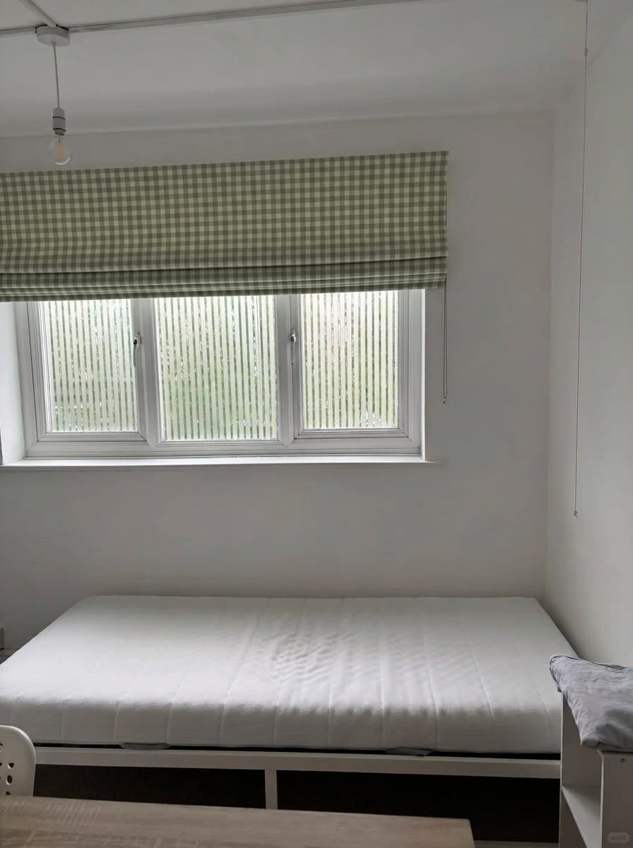 Customer photo review of Scottish Custom Roman Shades