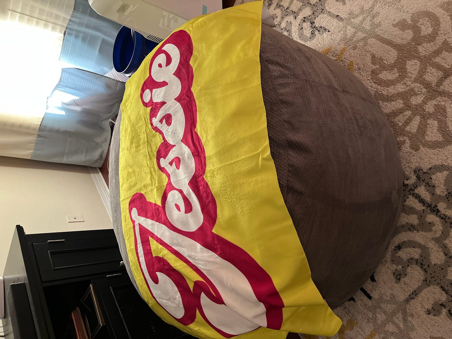 Customer photo review of Personalized Retro Beach Towel: Custom Name, Vacation Gift
