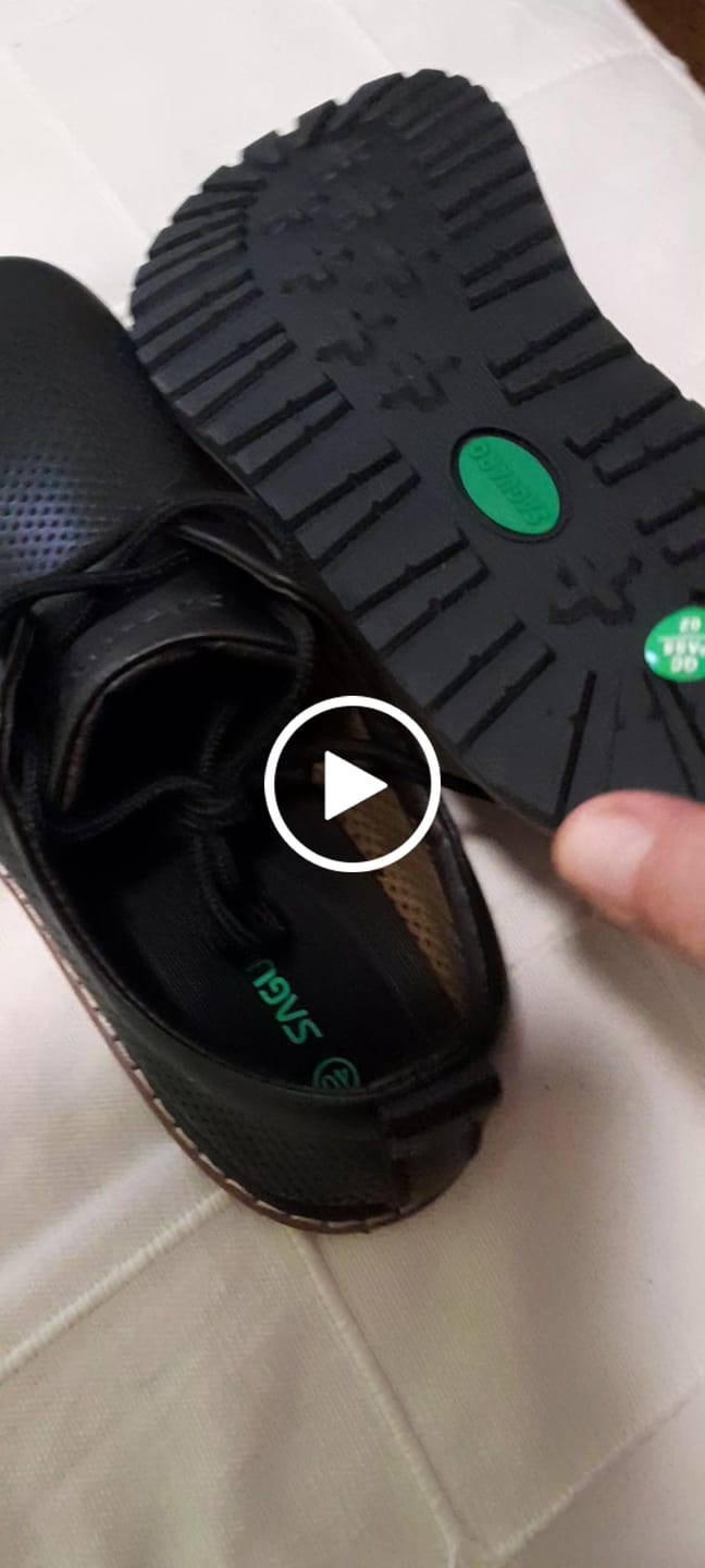 Customer video review of Form Ⅰ Air - Zapatos Barefoot de Cuero Perforado (Veganos)