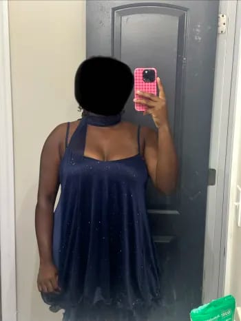 Customer photo review of Ribbon Tie Trapeze Dress (Viral on Instagram!)
