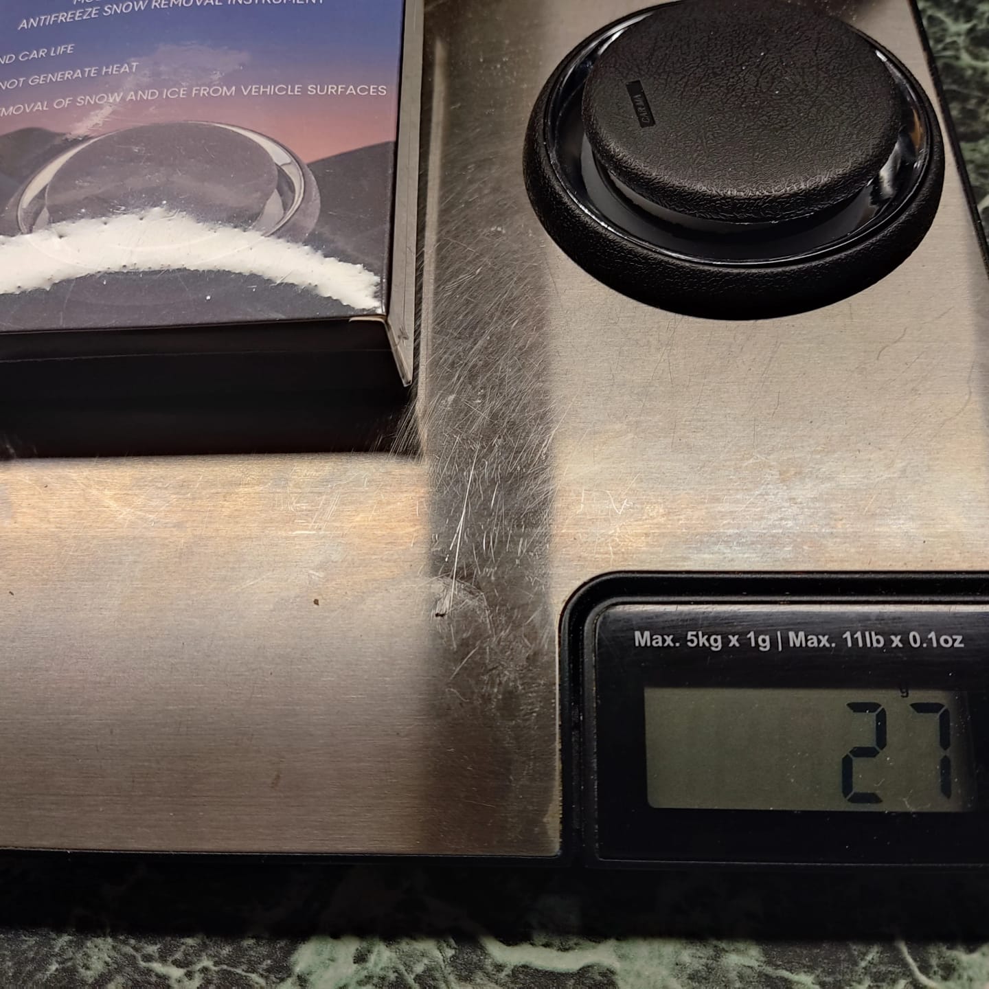 Customer photo review of Electromagnetic Solar Car Snow Remover | Antifreeze Windshield De-Icer