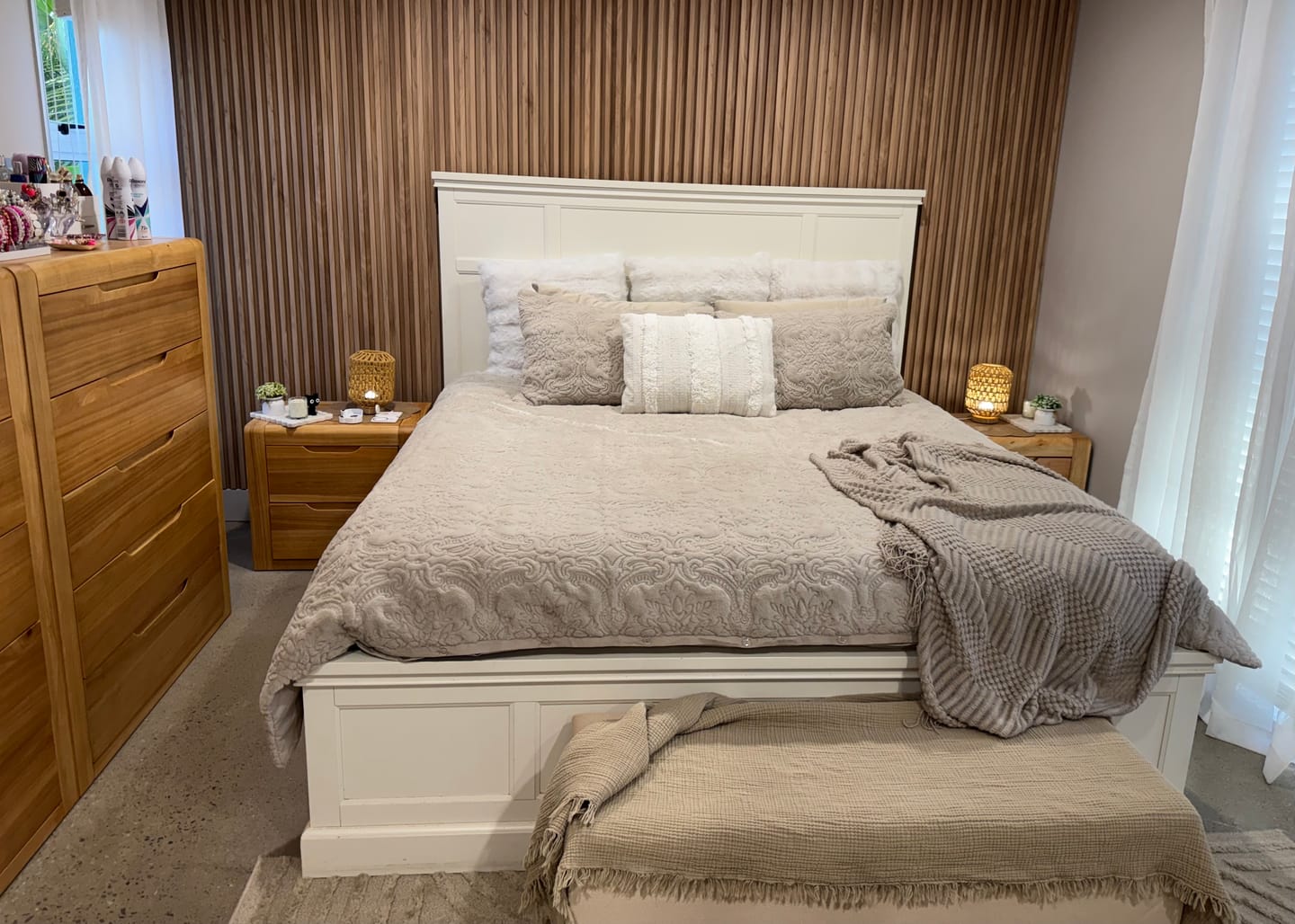 Customer photo review of Sample | Alabaster Oak | Indoor Interlock