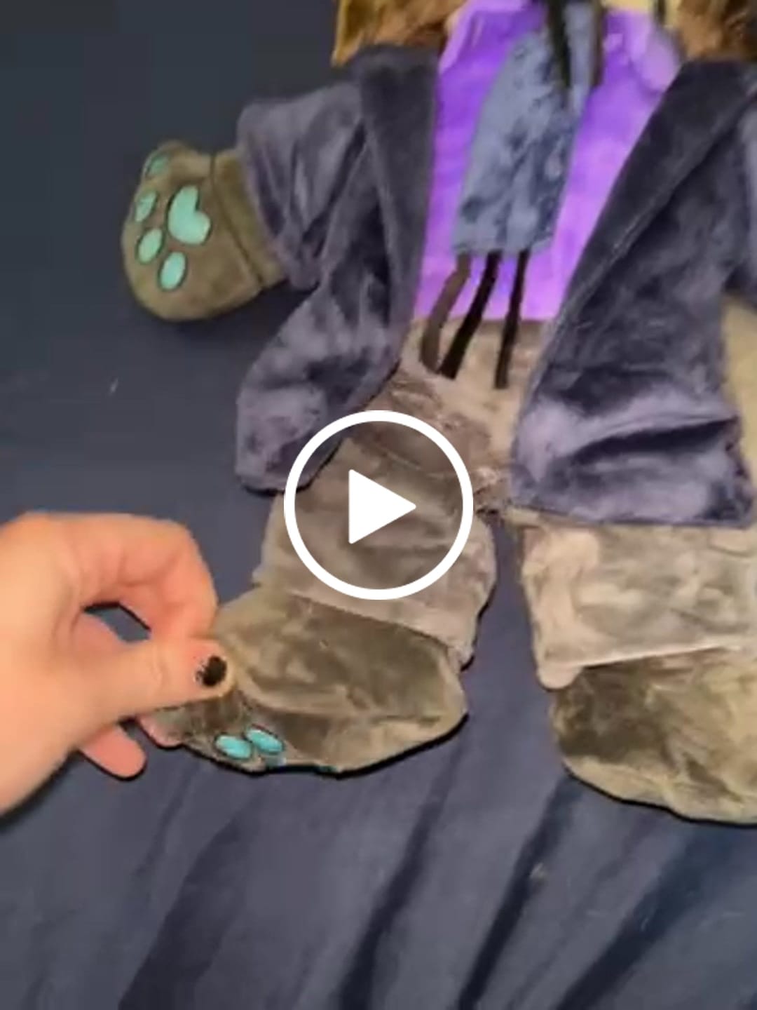 Customer video review of Original Character (OC) Design Plush