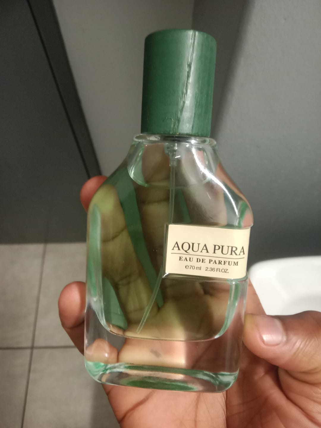 Customer photo review of Aqua Pura EDP 70 ml