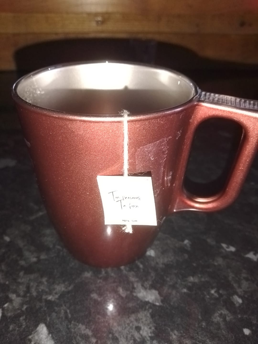 Customer photo review of Thé Minceur Detox