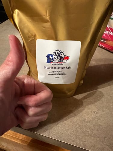 Customer photo review of Hand Harvested / Organic Qualified Salt