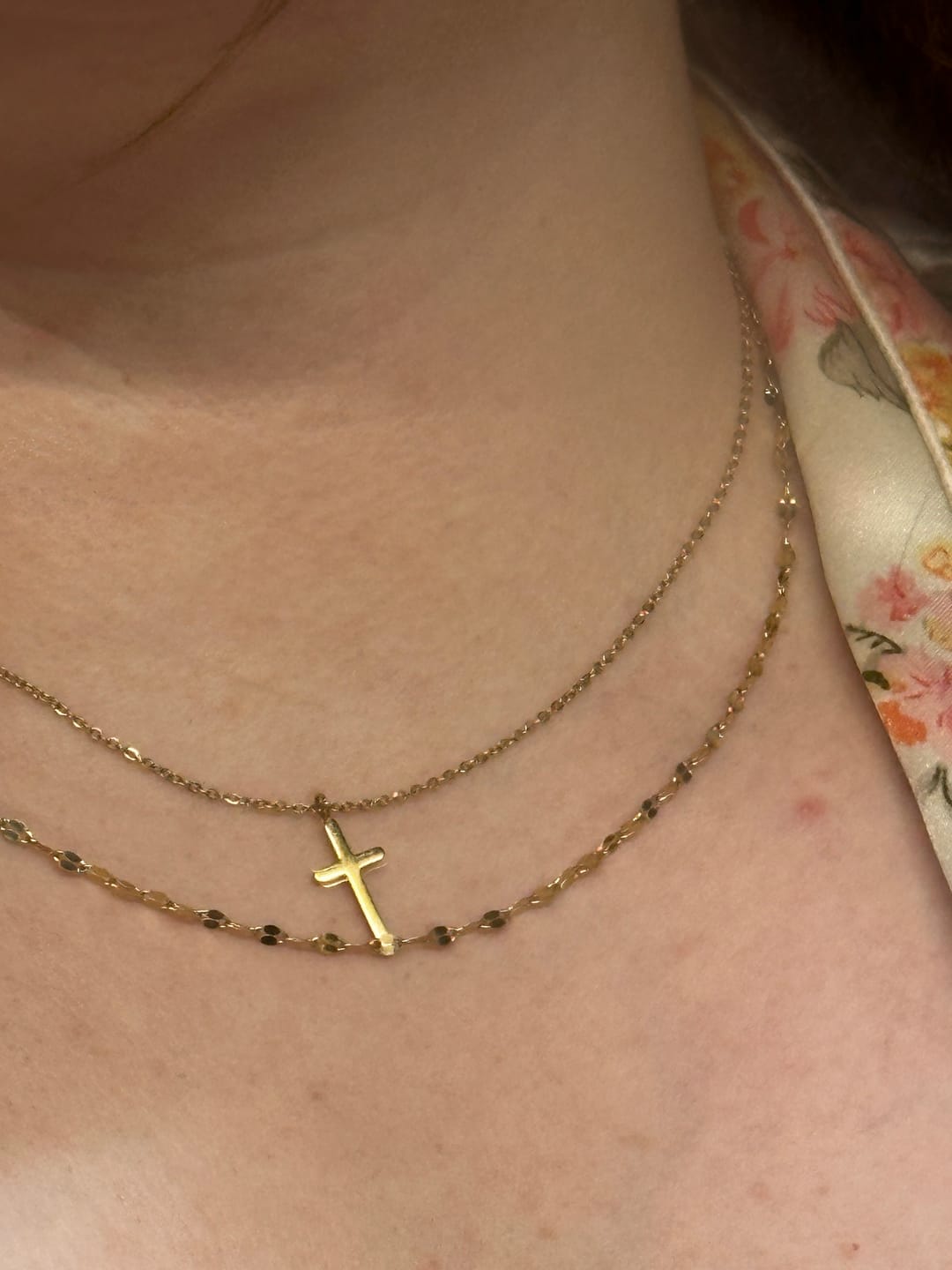 Customer photo review of Dainty Necklace