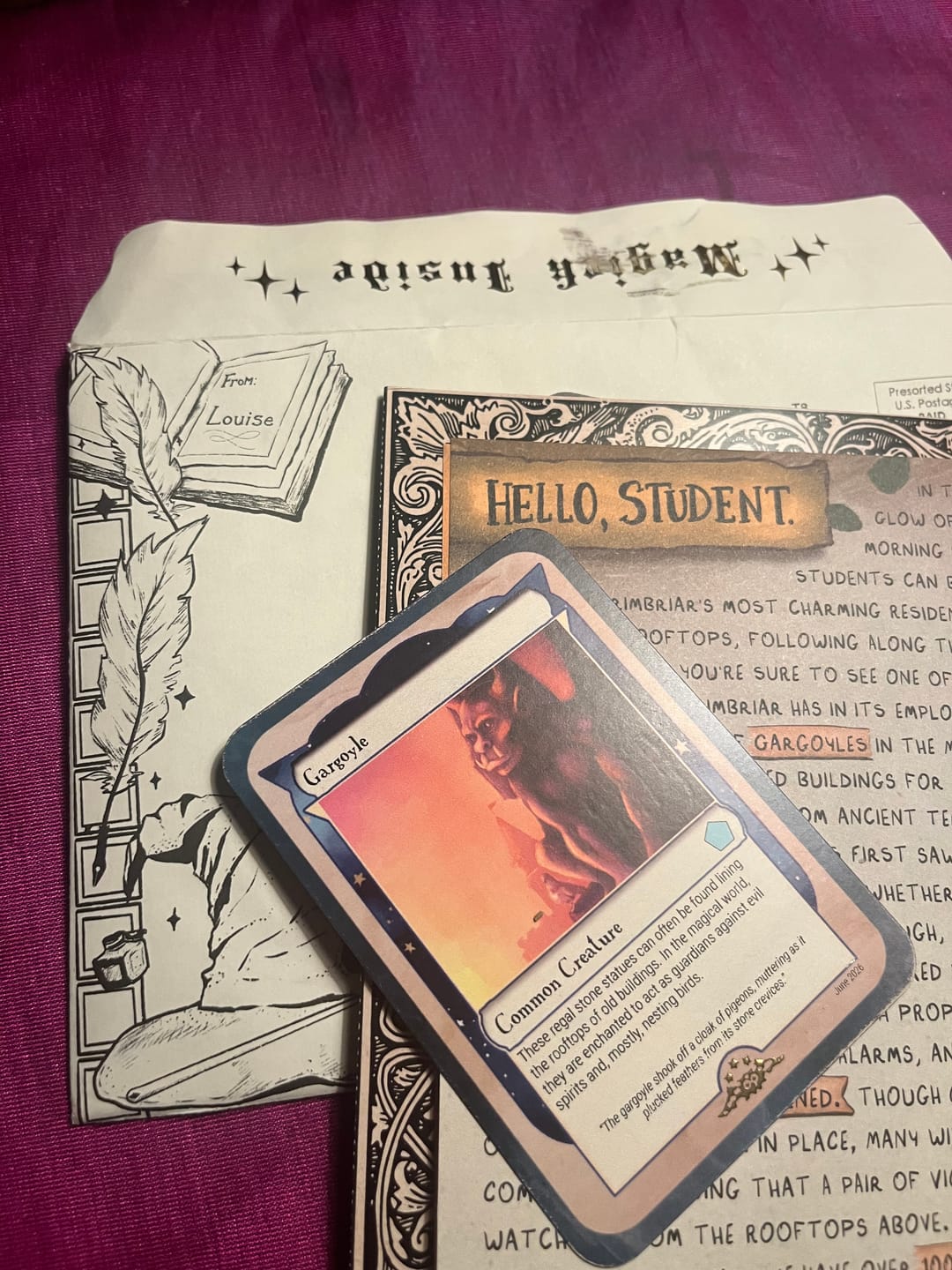 Customer photo review of One Year of Letters