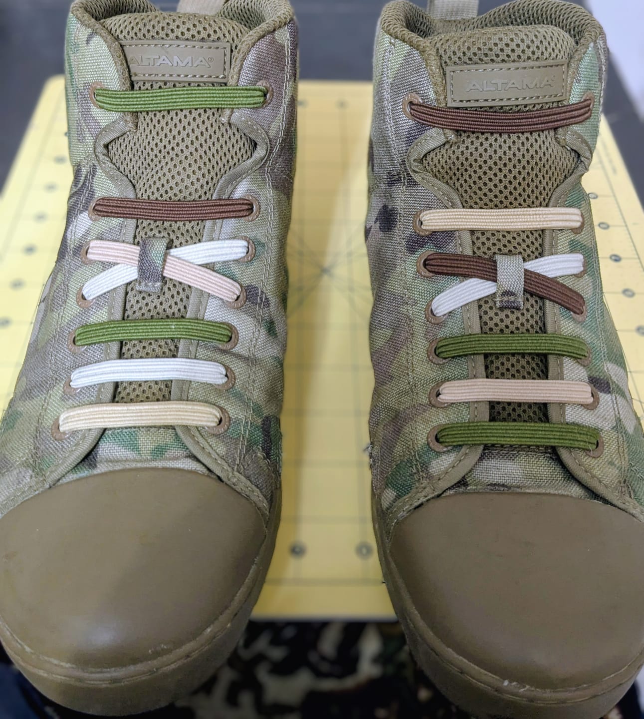 Customer photo review of uLace Classic - Army Green