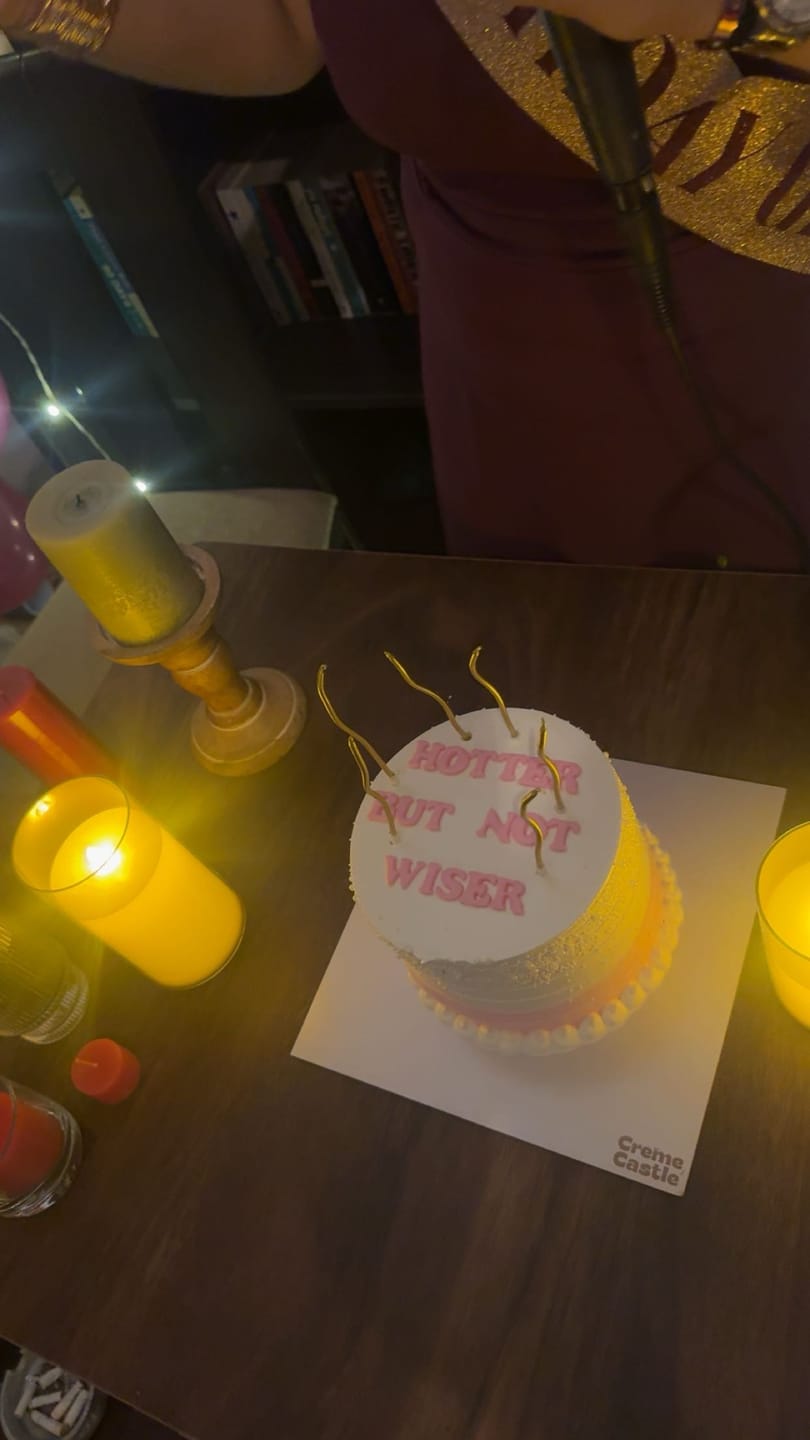 Customer photo review of Ombre Pearl Textured Cake