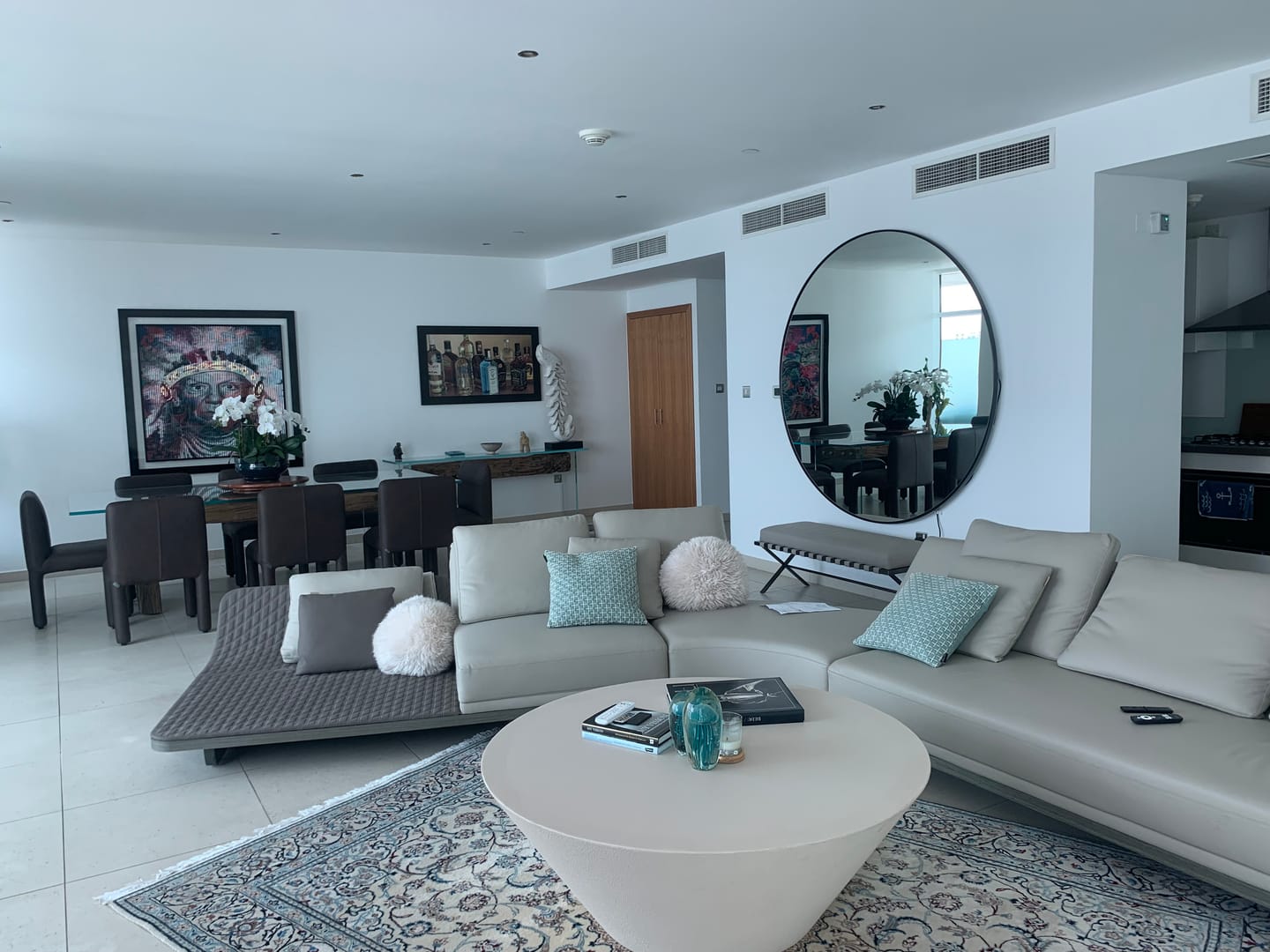 Customer photo review of Zhuozi Textured Beige Coffee Table - 21-1171 table