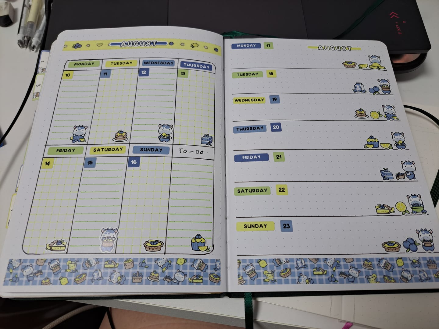 Customer photo review of Blueberry Lemonade Journal Pack