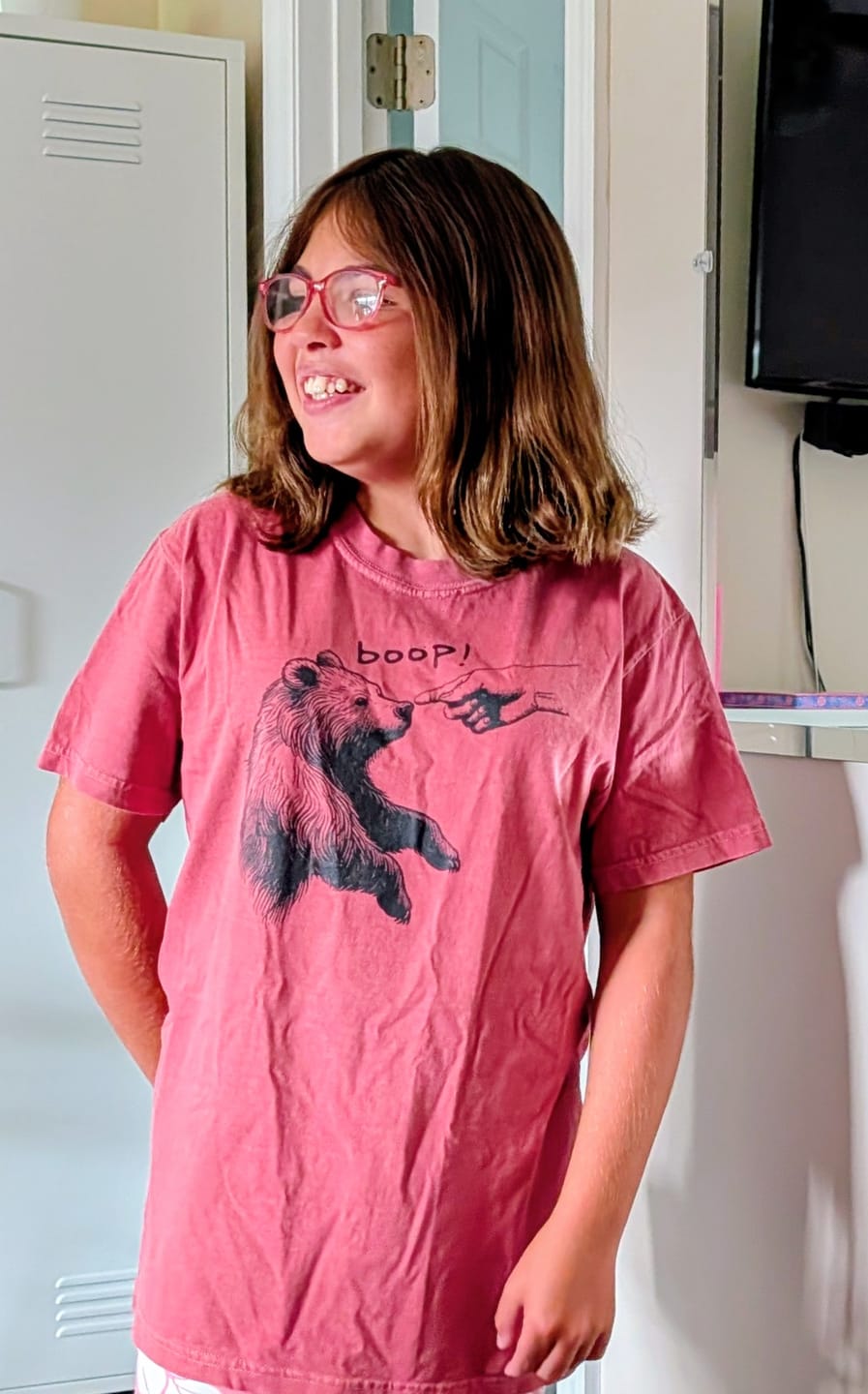 Customer photo review of Boop Bear T-Shirt