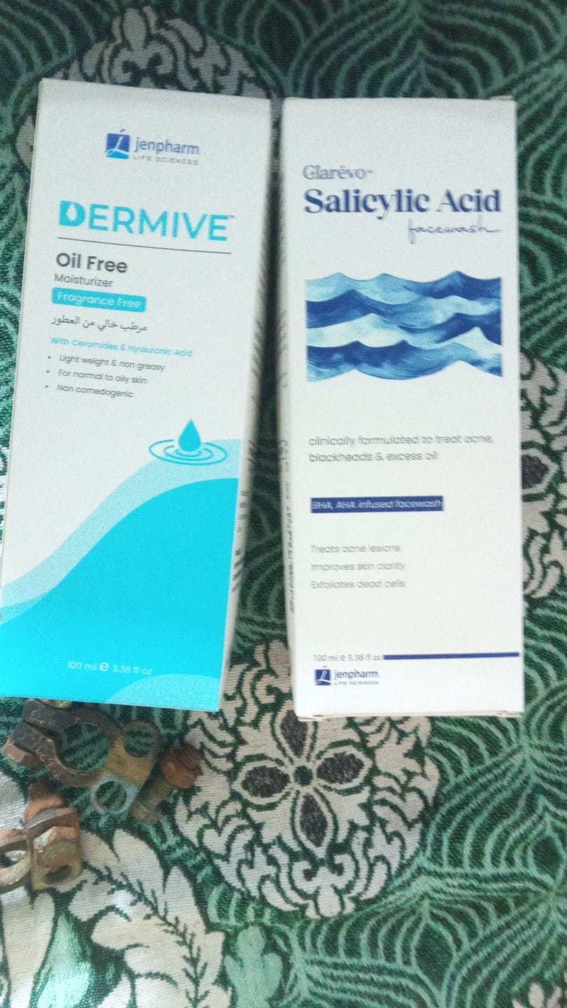 Customer photo review of Dermive Oil-Free Fragrance Free Moisturizer