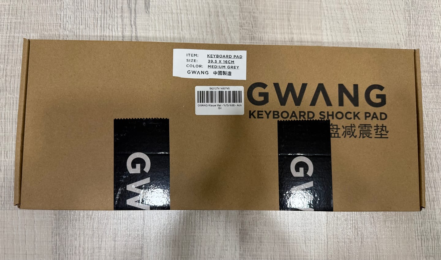 Customer photo review of GWANG Klavye Matı