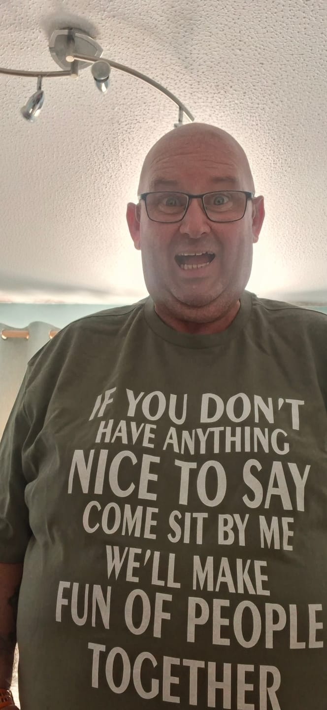Customer photo review of Make Fun of People T-shirt -