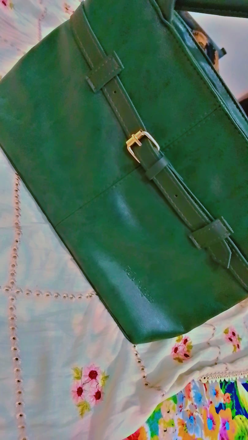 Customer photo review of Belle The Statement Shoulder Bag