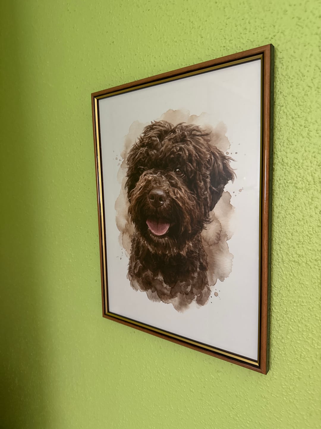 Customer photo review of Aquarellportrait als Poster / Leinwand