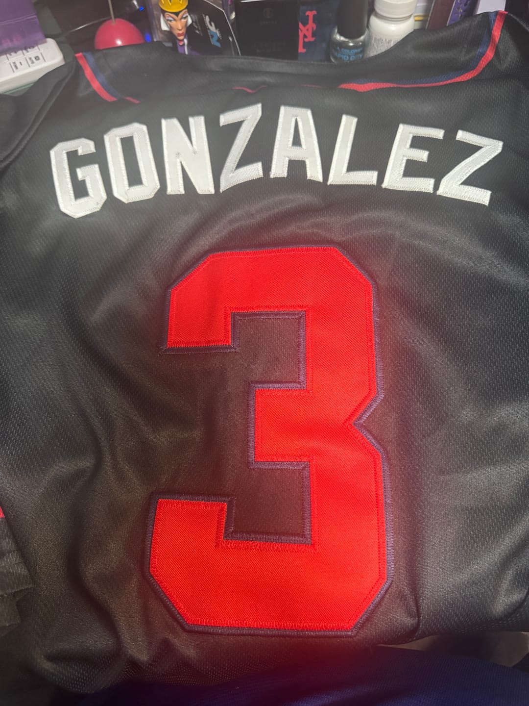 Customer photo review of Puerto Rico Heritage Custom Baseball Jersey