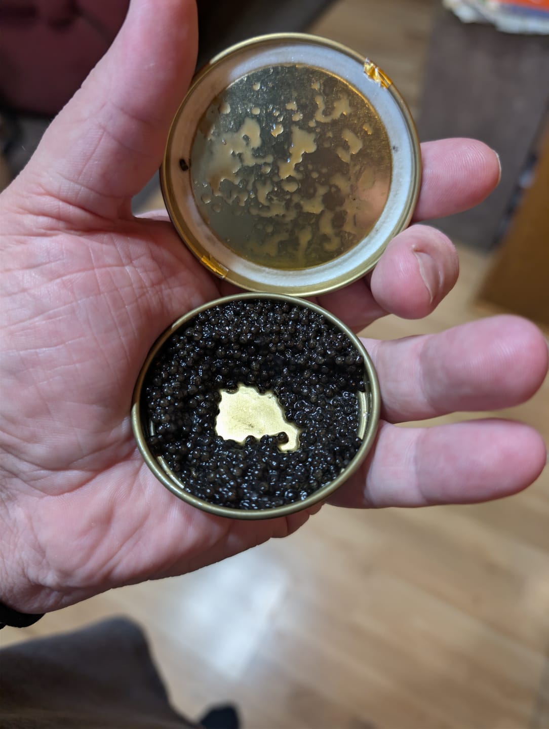 Customer photo review of Siberian Sturgeon Caviar