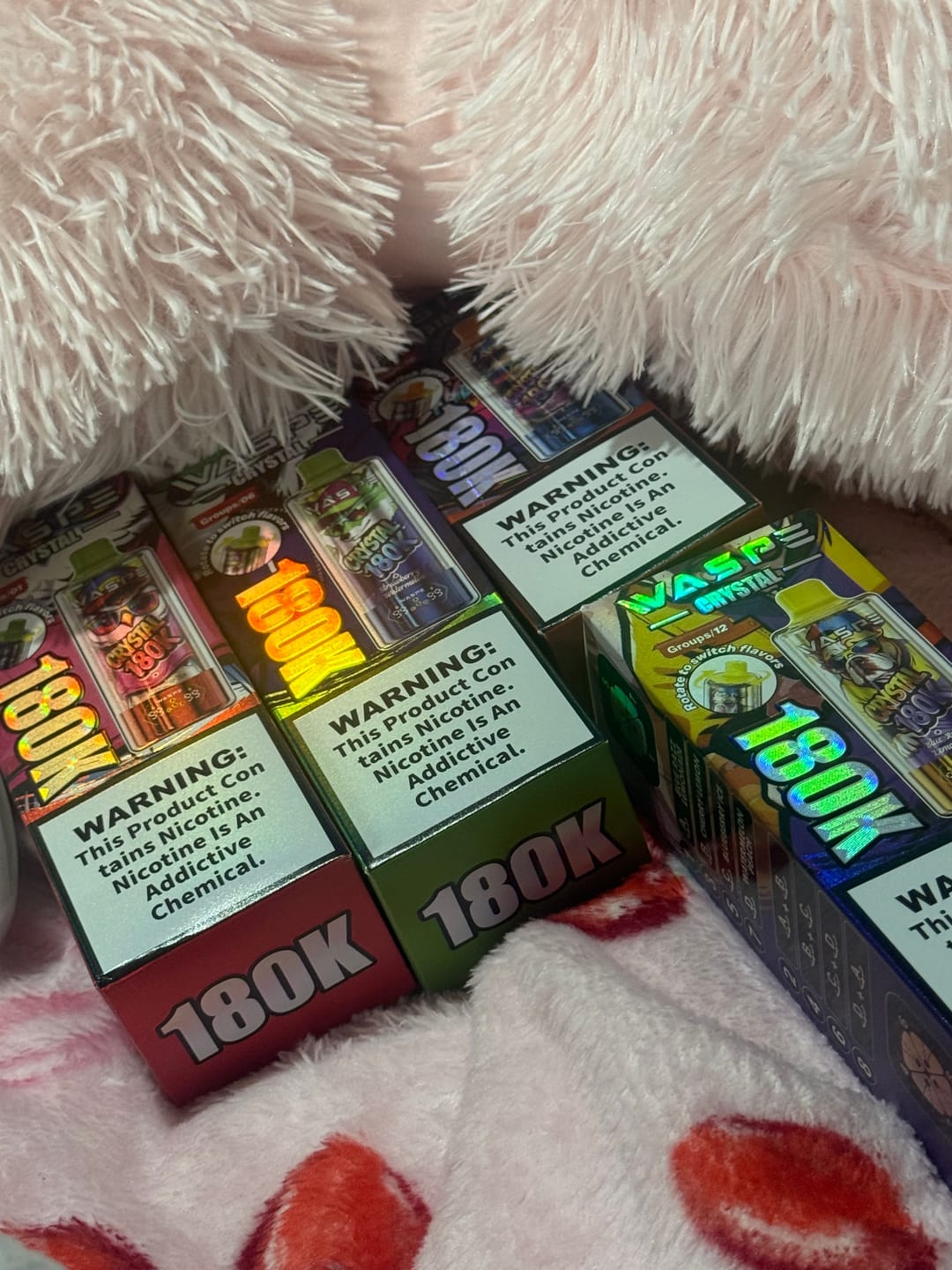Customer photo review of WASPE CRYSTAL 180K Puffs 8en1