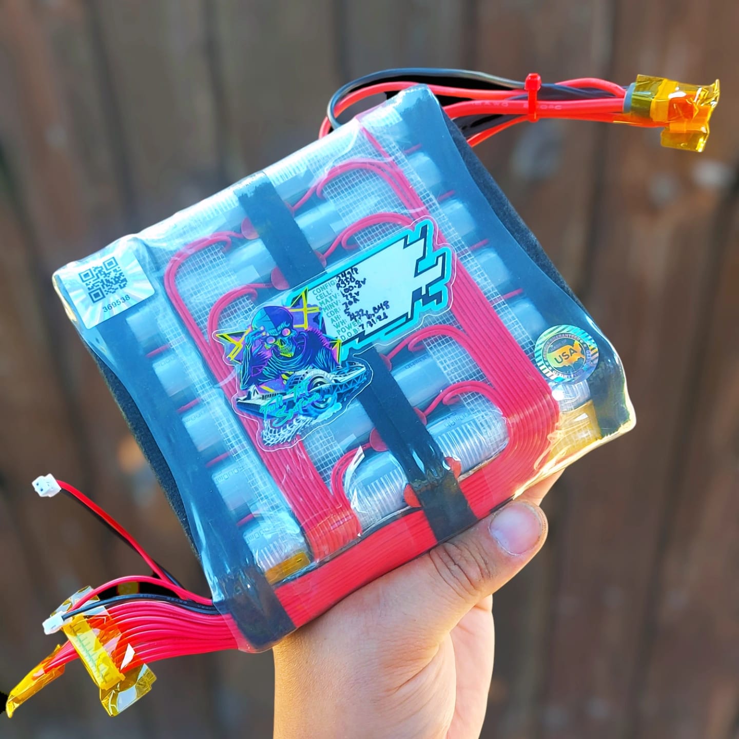 Customer photo review of Reliance RS50 21700 5000mAh 70A Tabless Battery