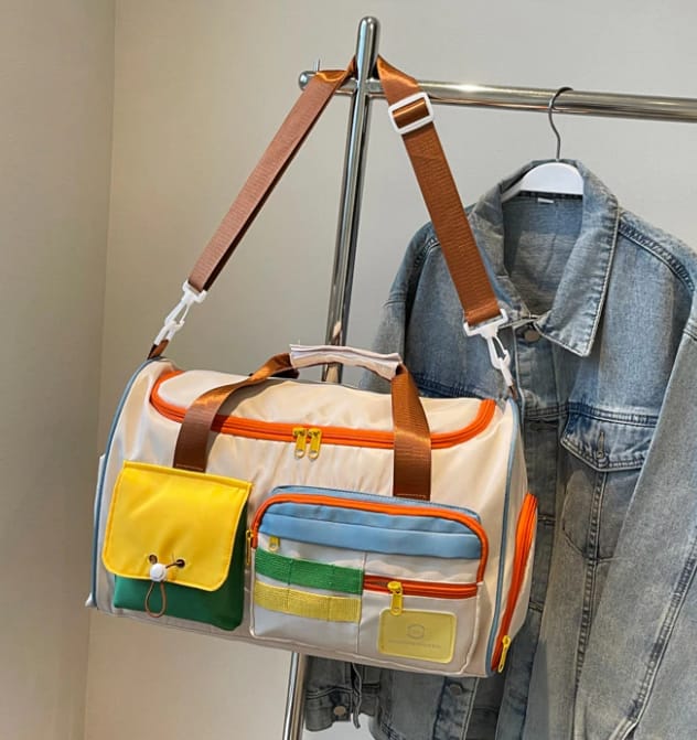 Customer photo review of Color Block Duffel Bag - Prismpack