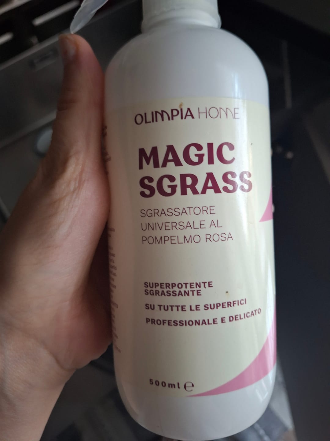 Customer photo review of Magic Sgrass Universale Ml.500 - Sgrassatore al Pompelmo Rosa