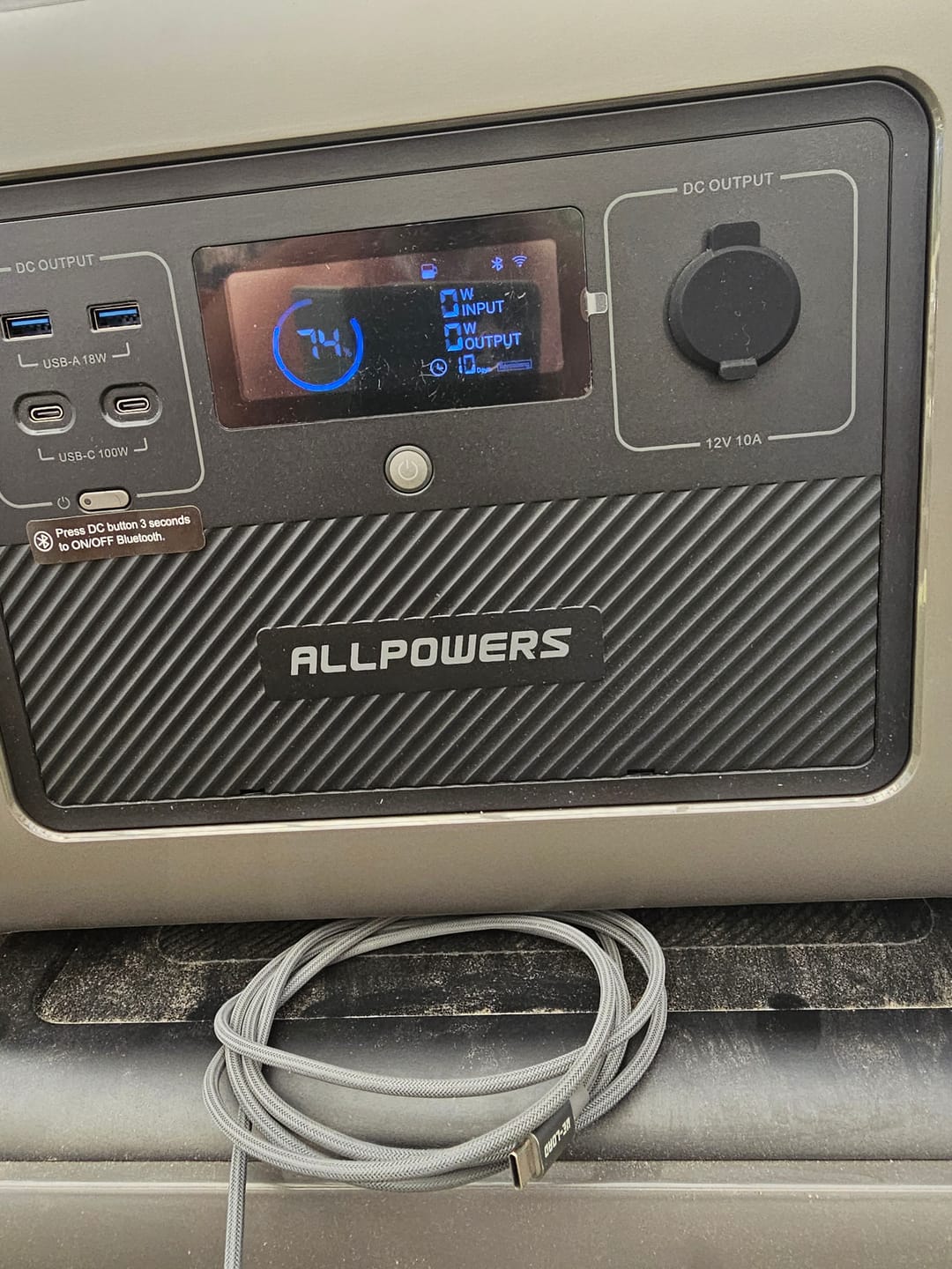 Customer photo review of ALLPOWERS 2PCS B1000 Batterie d'extension | 2304Wh
