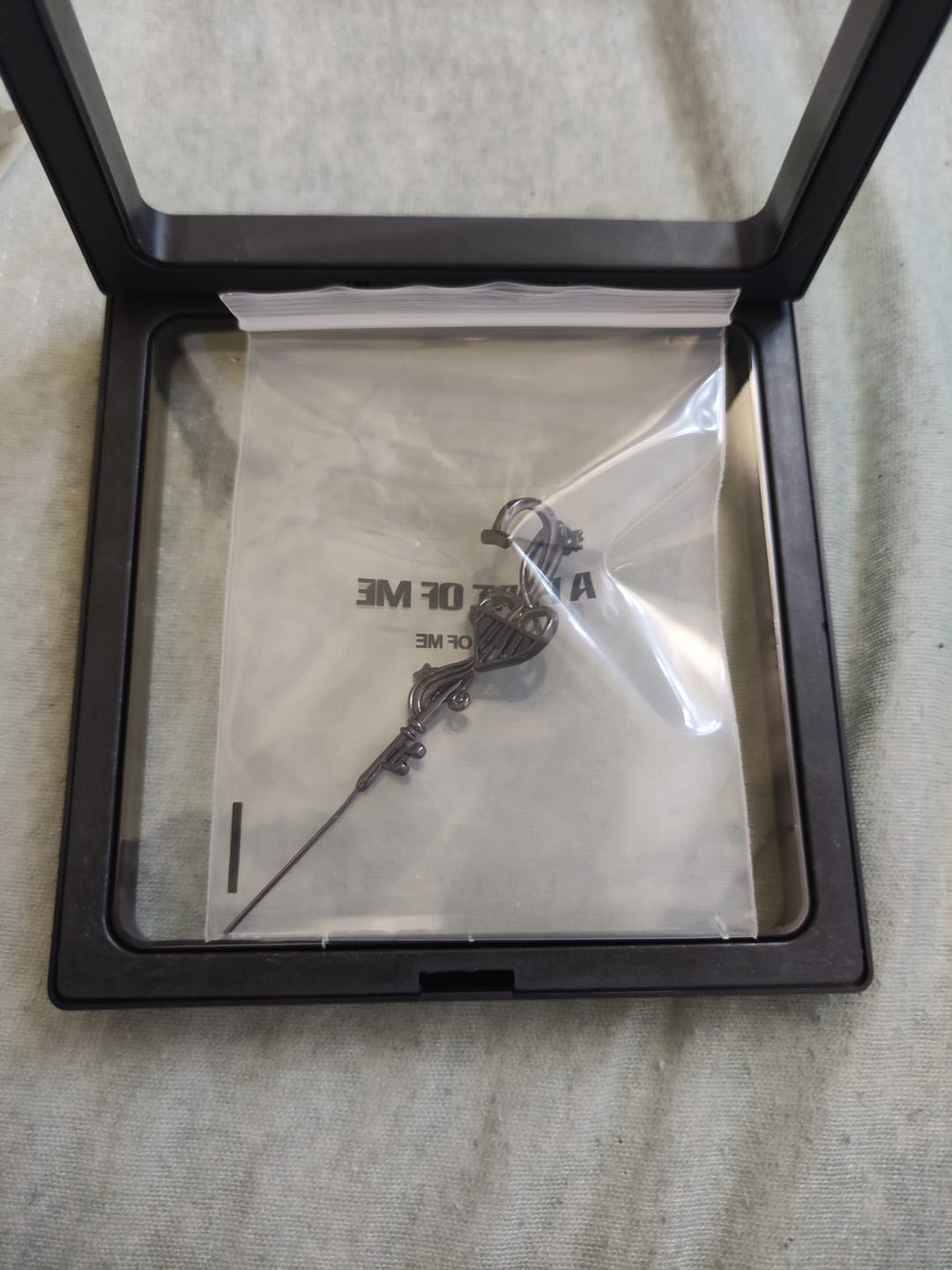 Customer photo review of Piano Keys Platinum Plating Piano Music Note Needle Piercing Earring™