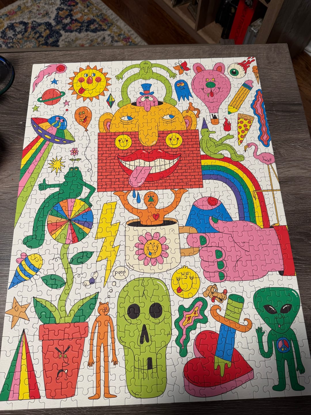 Customer photo review of Sketchbook | 500 Piece Puzzle