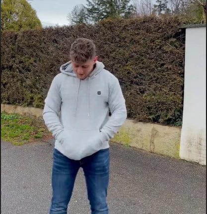 Customer photo review of Heatable Hoodie