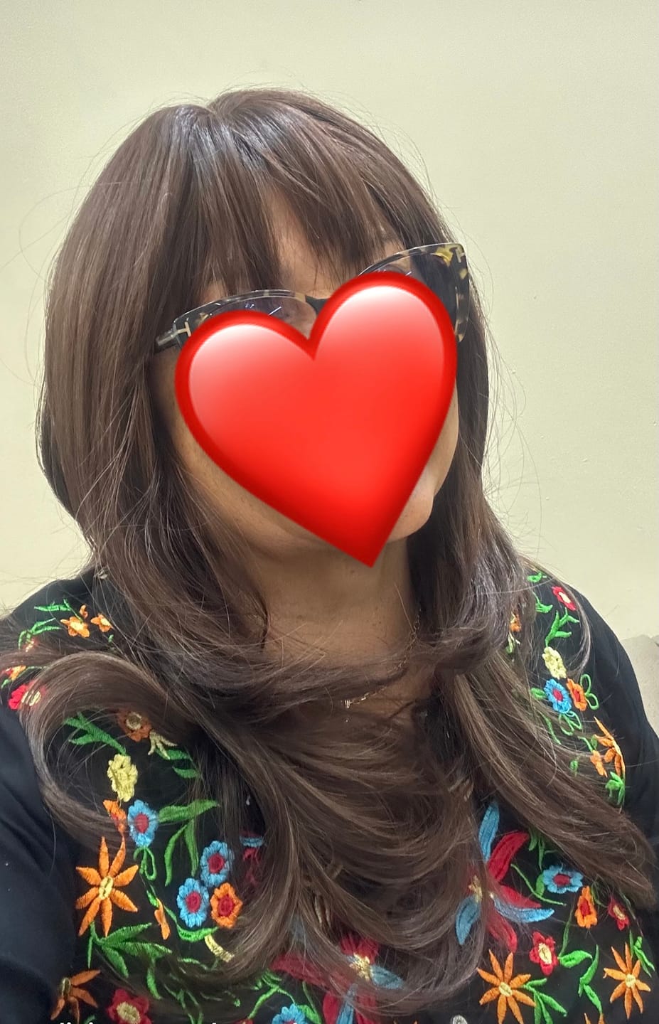 Customer photo review of Wig Premium Delica - Cholocate R610B
