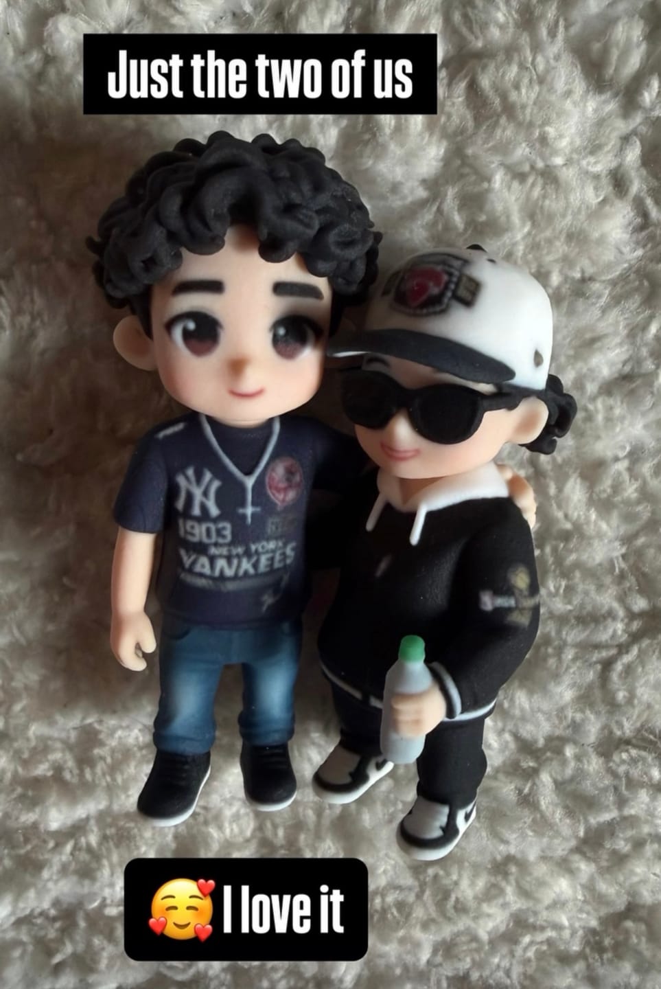 Customer photo review of Custom 3D Figure Keychain