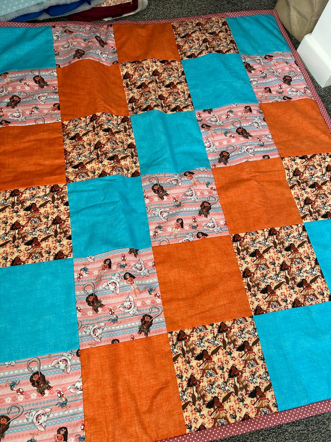Customer photo review of Linen Textured Look Cotton Fabric