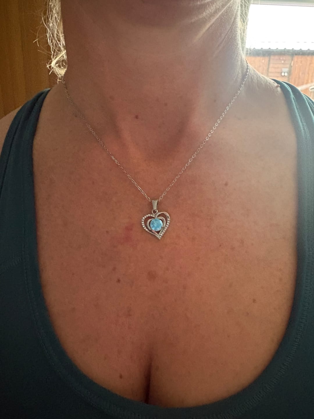 Customer photo review of To my Soulmate - Forever Love Necklace