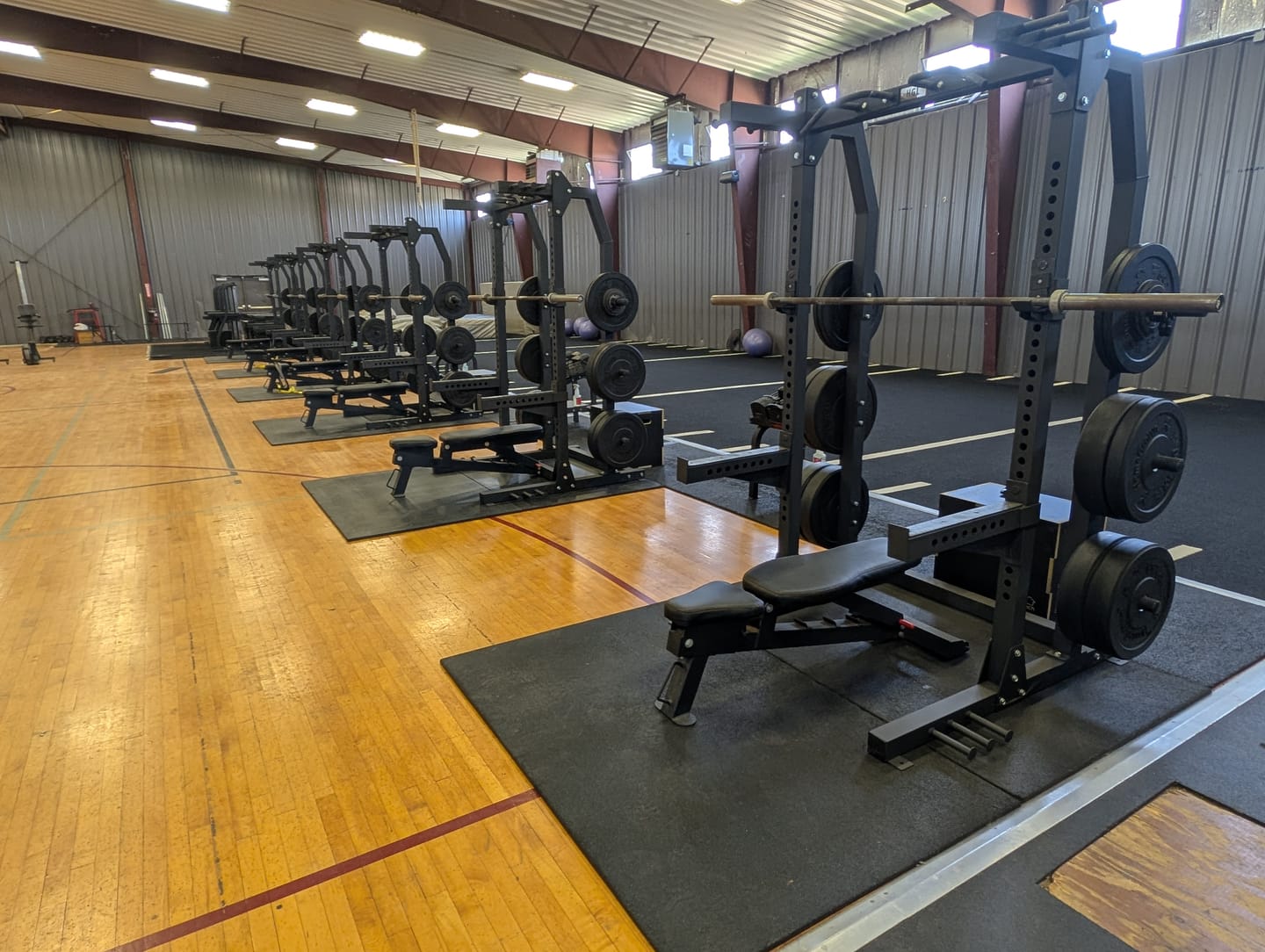Customer photo review of HGL Half Cage Squat Rack