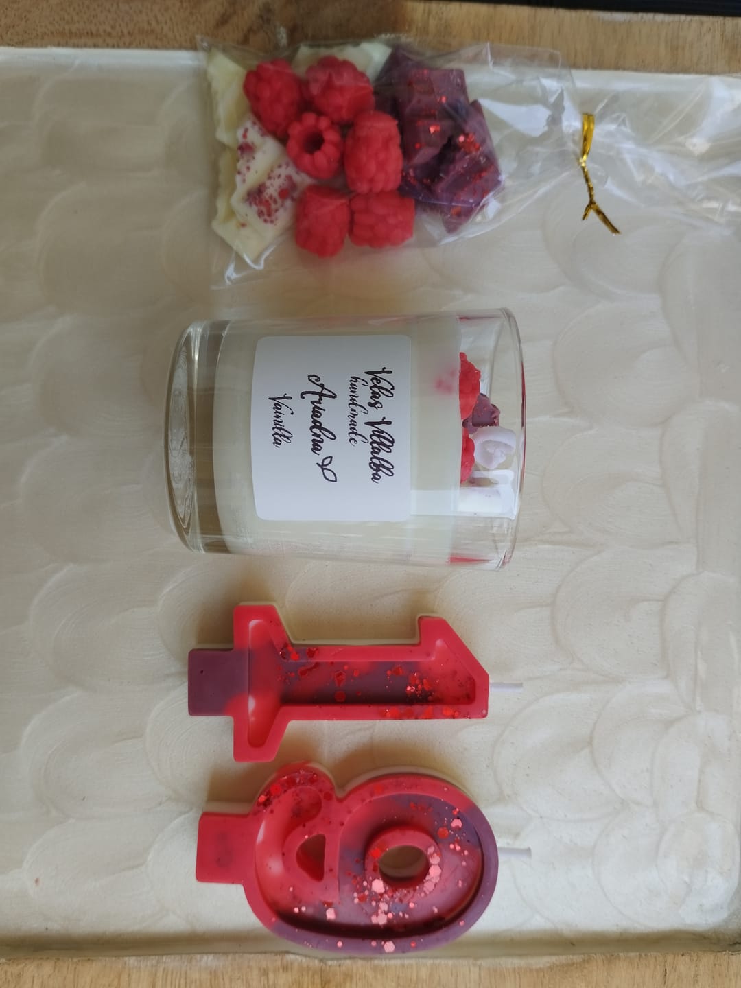 Customer photo review of Fragancia CARAMEL RASPBERRY & VAINILLA
