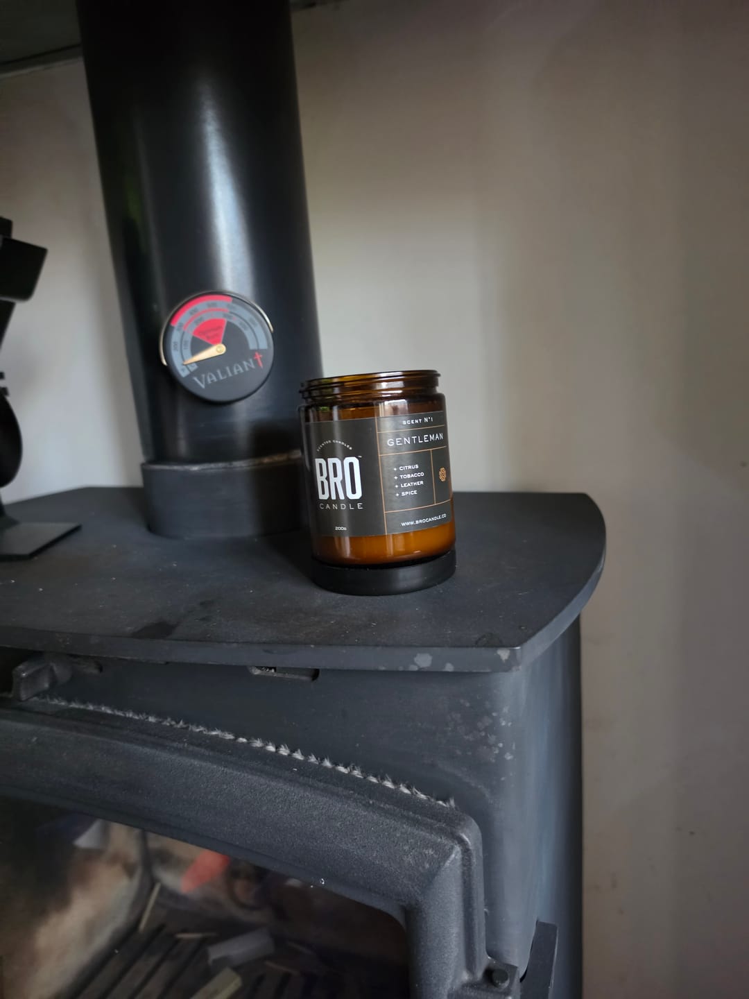 Customer photo review of The Gentleman Candle
